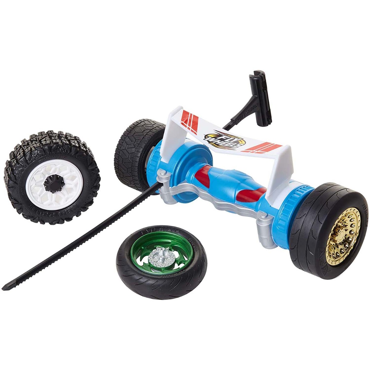 Lansator fly wheels twin turbo, albastru