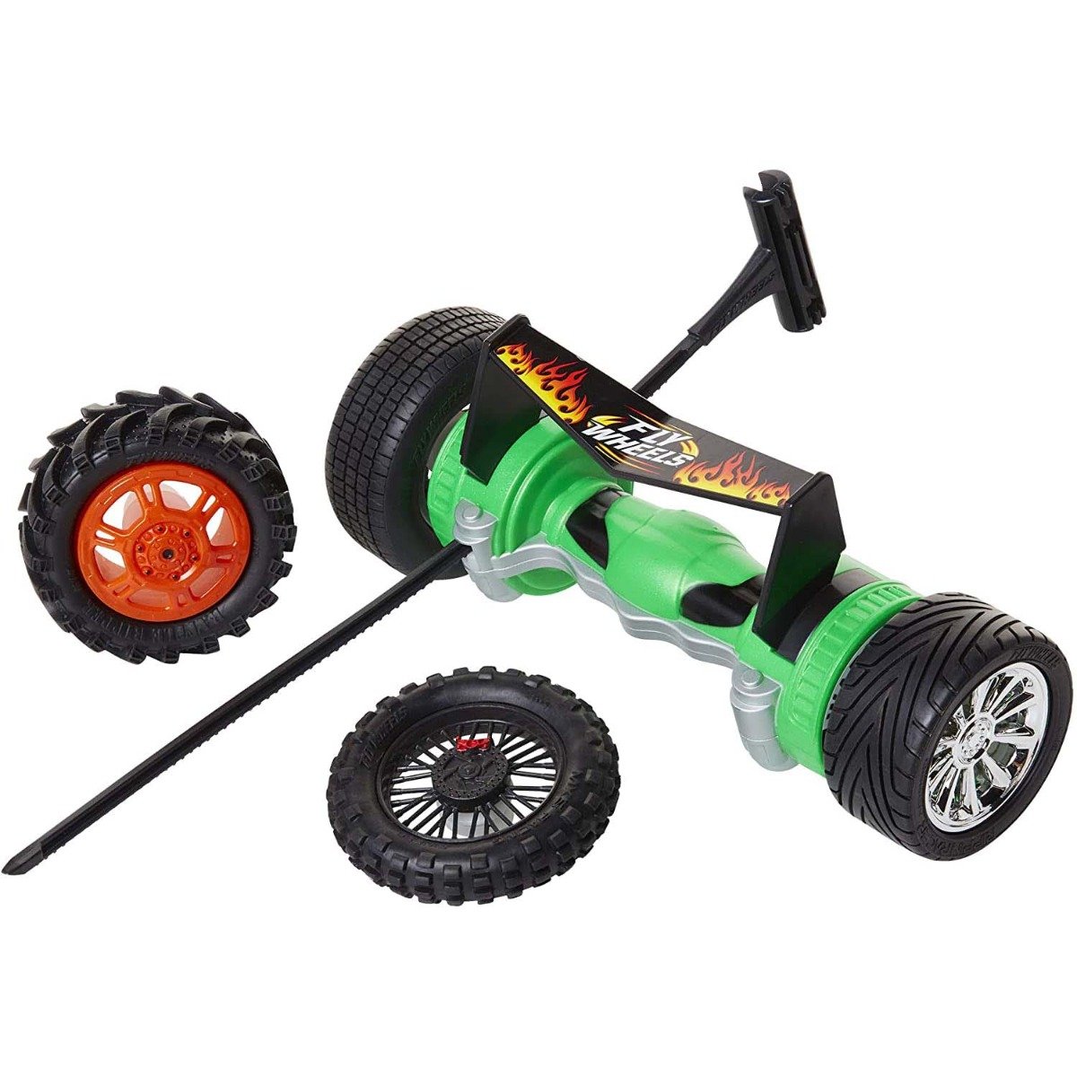 Lansator fly wheels twin turbo, verde