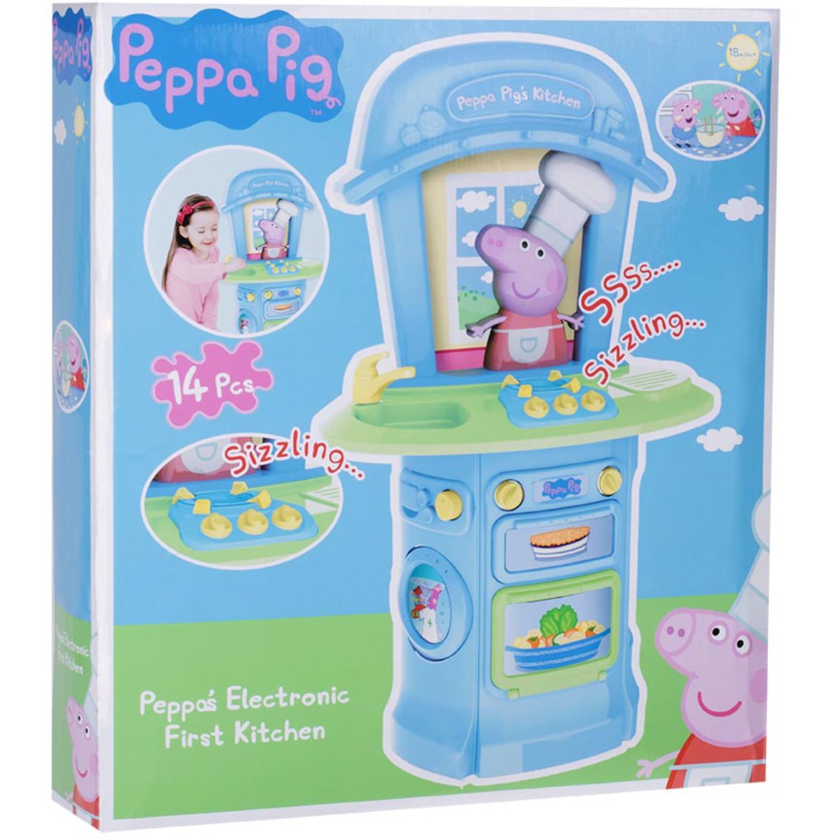 Prima mea bucatarie, Peppa Pig, 14 piese bucatarie imagine noua responsabilitatesociala.ro