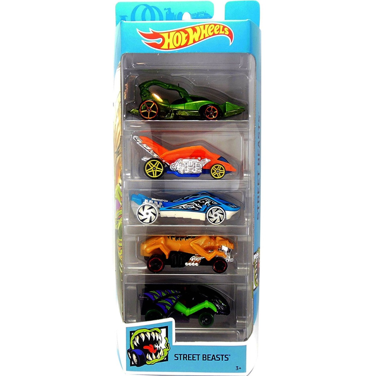 Set masinute Hot Wheels, Street Beasts, FYL10 (5 modele)