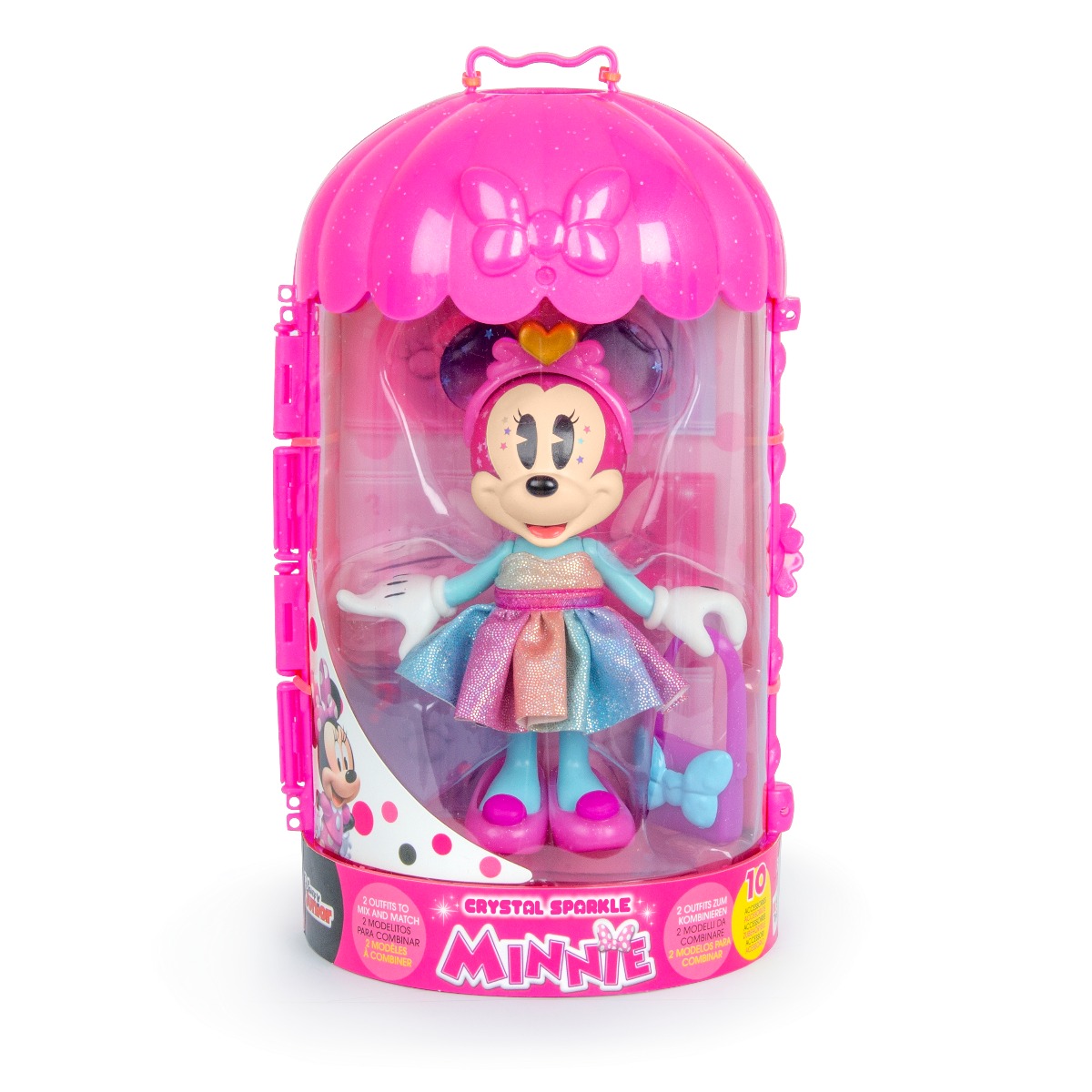 Figurina cu accesorii Disney Minnie Mouse, Crystal Sparkle, W4
