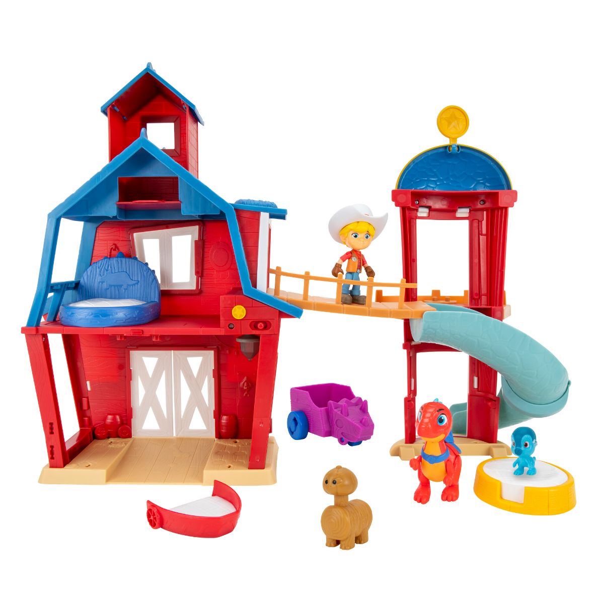 Set de joaca cu figurine si accesorii, Dino Ranch, Clubhouse Accesorii imagine noua responsabilitatesociala.ro
