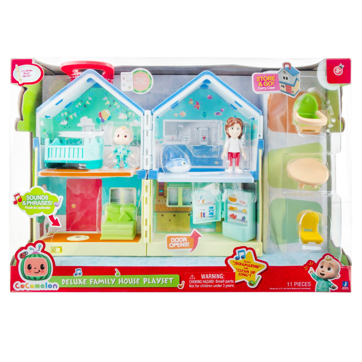 Set de joaca cu figurine, Cocomelon, Deluxe Family House CoComelon imagine noua responsabilitatesociala.ro