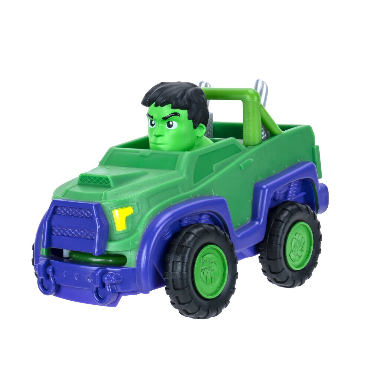 Figurina Spidey, cu masinuta, Little Vehicle, Hulk, SNF0012 noriel.ro imagine noua