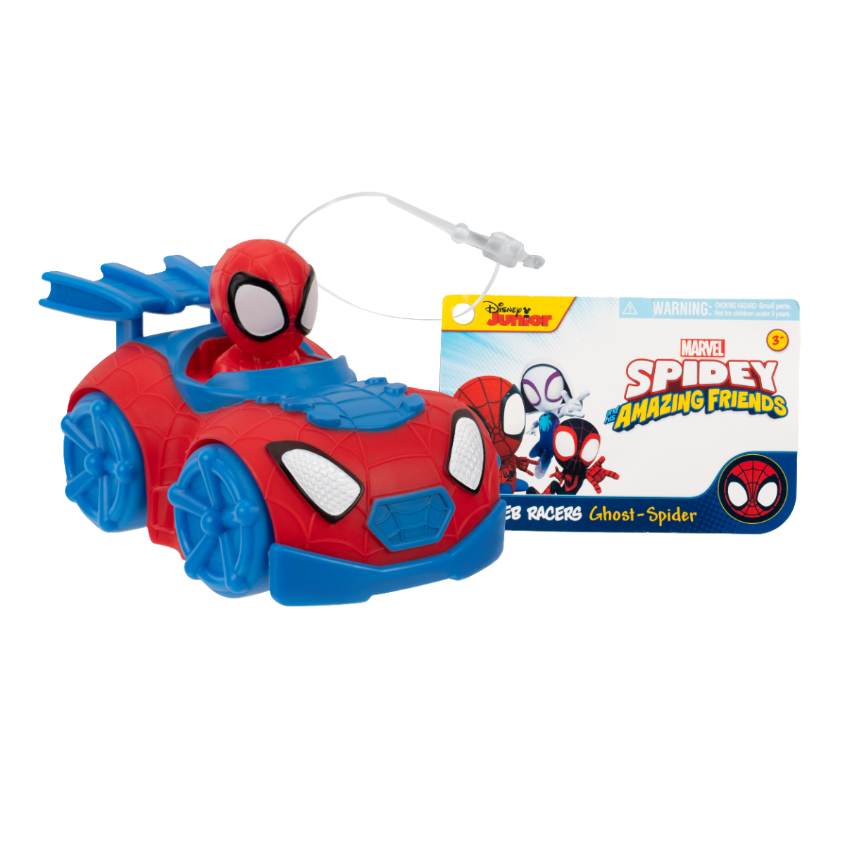 Vehicul cu figurina, Spidey Amazing Friends, Web Racers