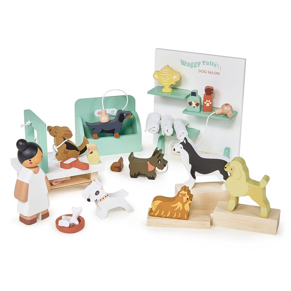 Salon Catelusi, din lemn premium, Tender Leaf Toys