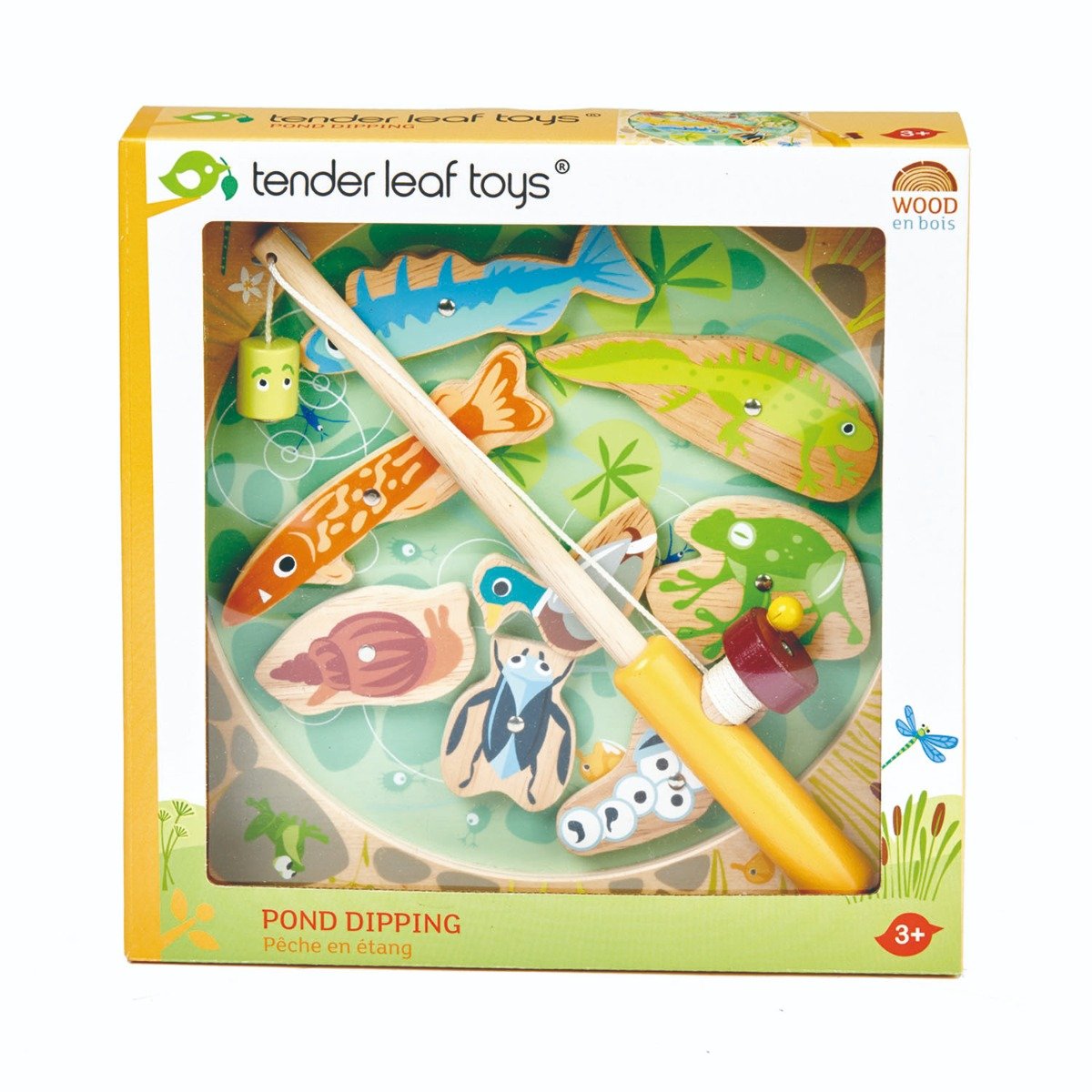 Pescarul din lemn cu magneti, Tender Leaf Toys, 10 piese noriel.ro imagine 2022