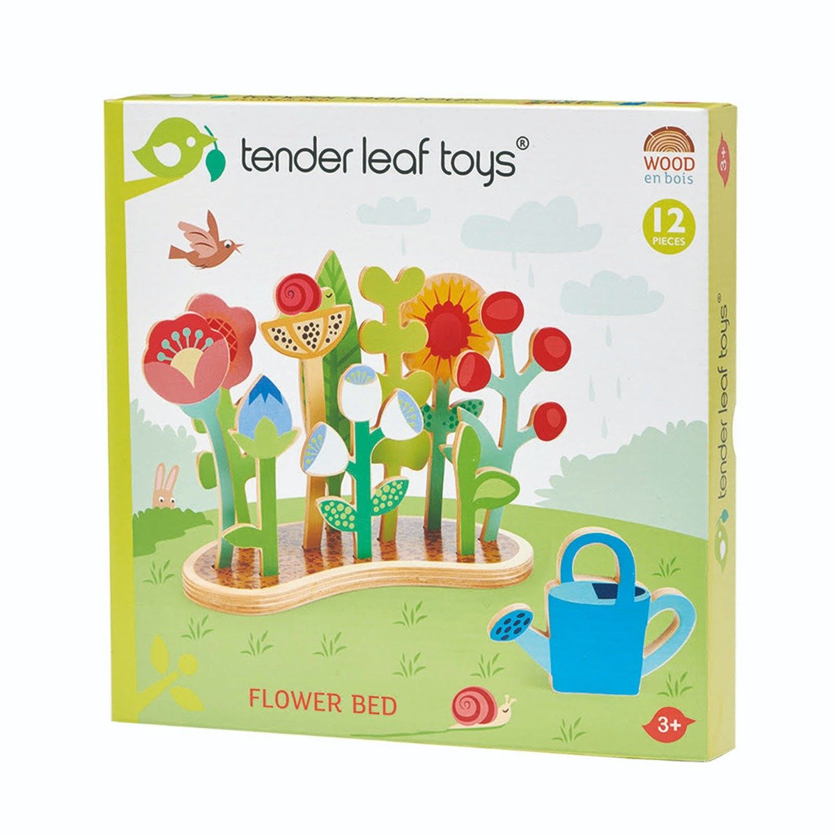 Stratul de flori din lemn, Tender Leaf Toys, 12 piese din imagine noua responsabilitatesociala.ro