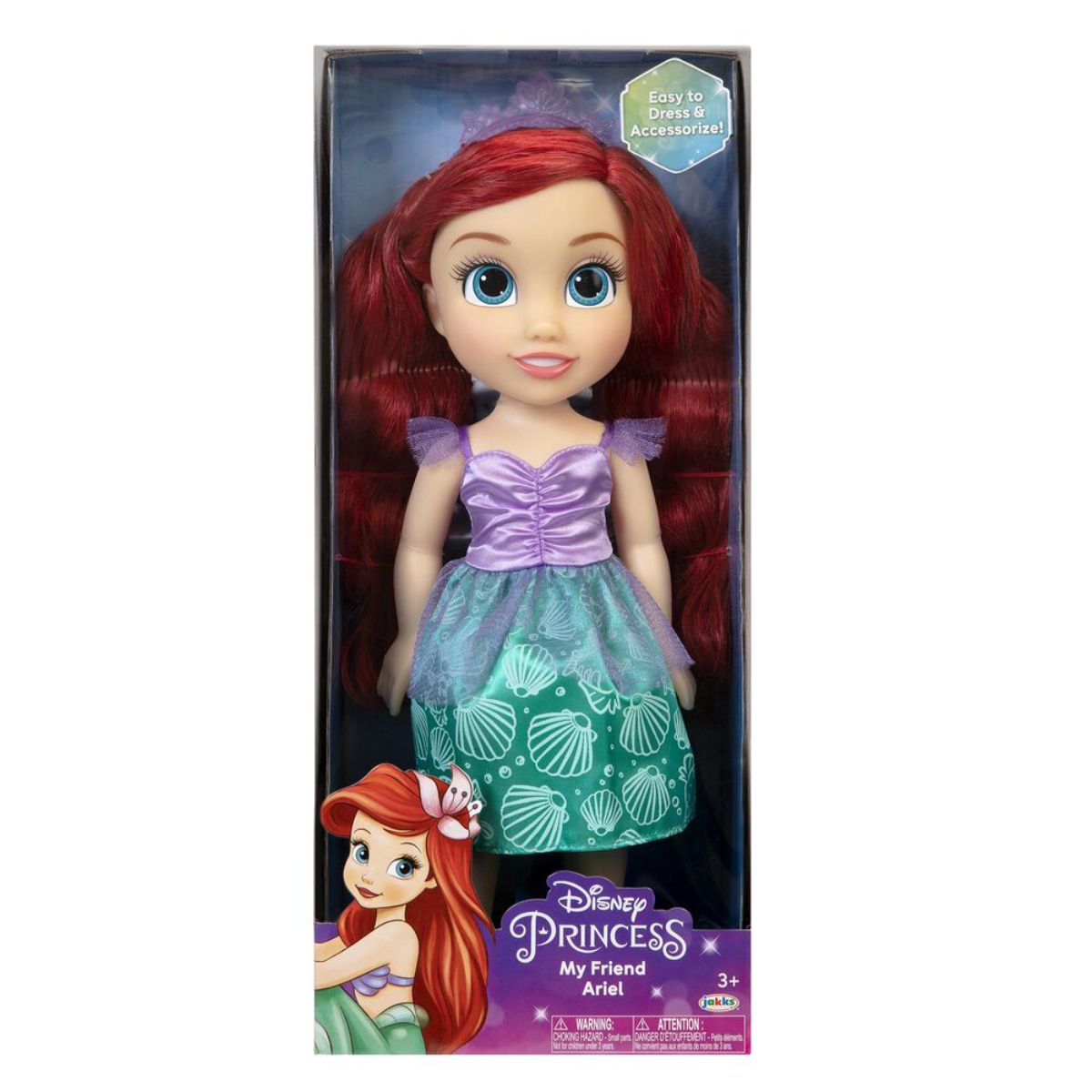 Papusa Disney Princess, Ariel Full Fashion Ariel
