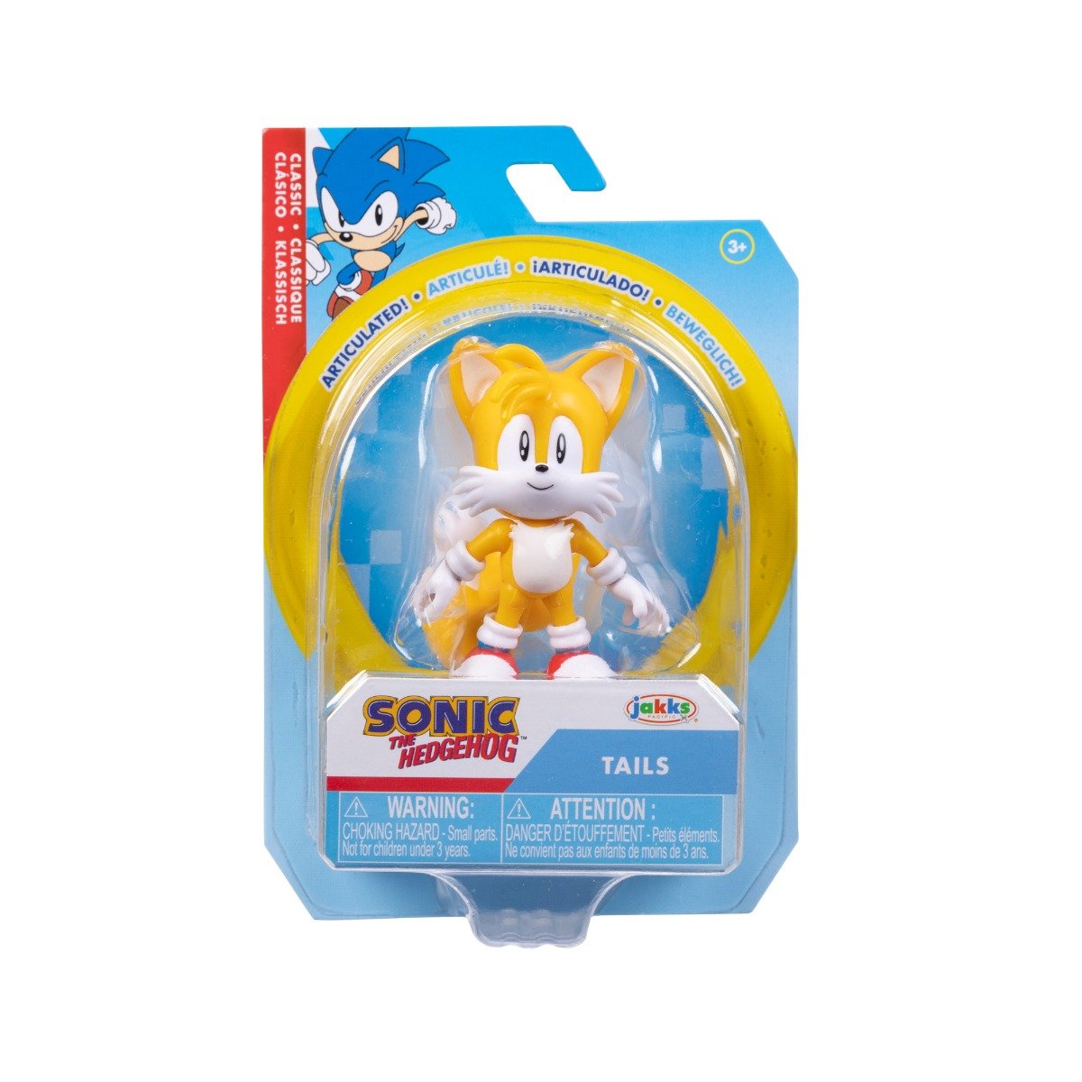 Figurina Sonic the Hedgehog, Tails, S14, 6 cm