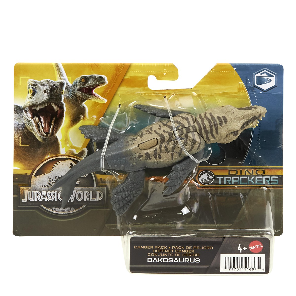 Figurina articulata, Dinozaur, Jurassic World, Dakosaurus, HLN57