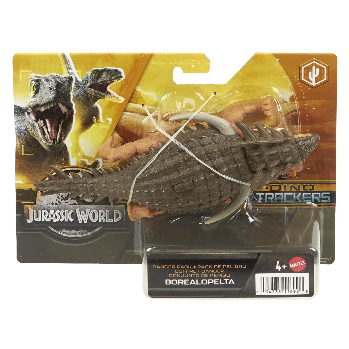 Figurina articulata, Dinozaur, Jurassic World, Borealopelta, HLN58