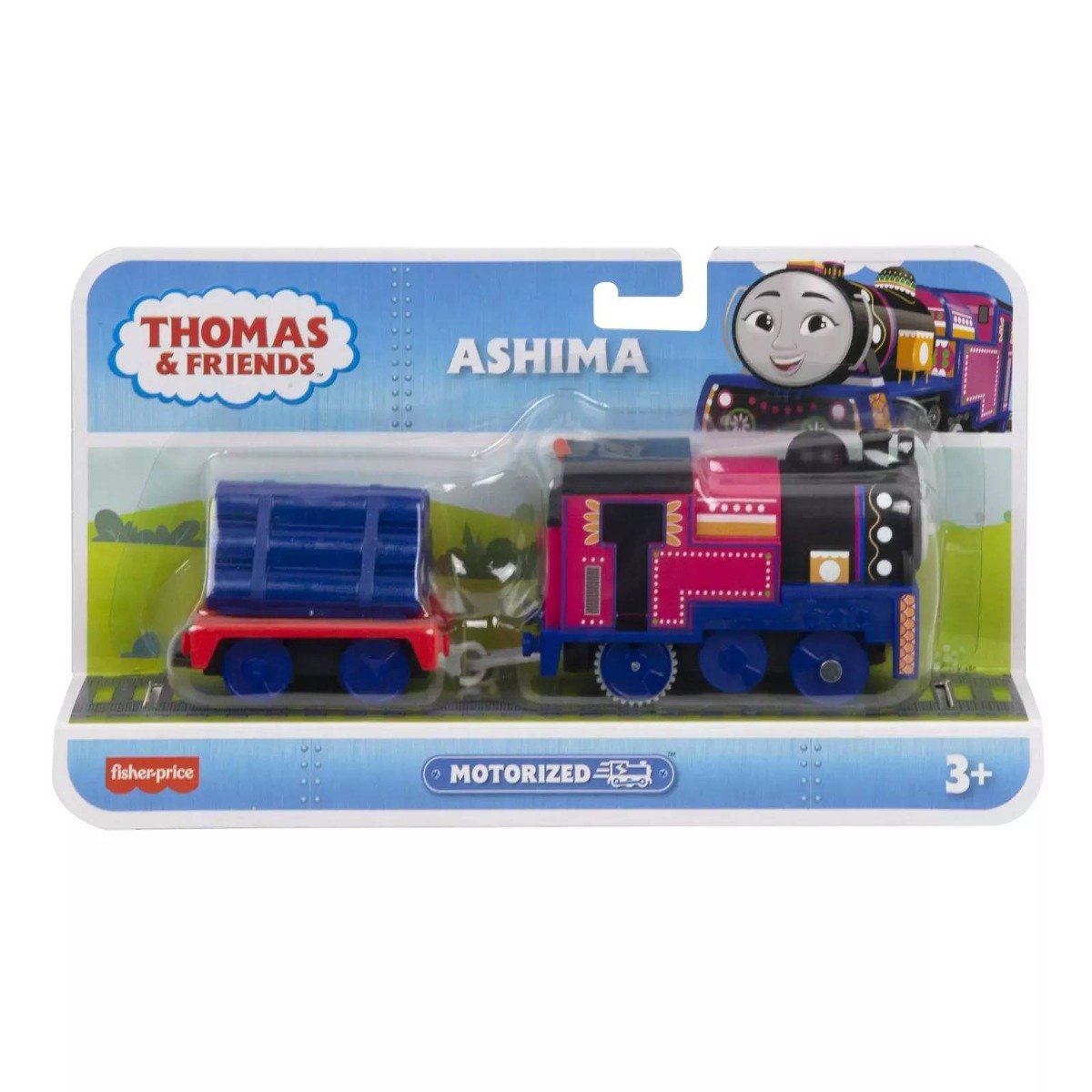 Locomotiva motorizata cu vagon, Thomas and Friends, Ashima, HMC22