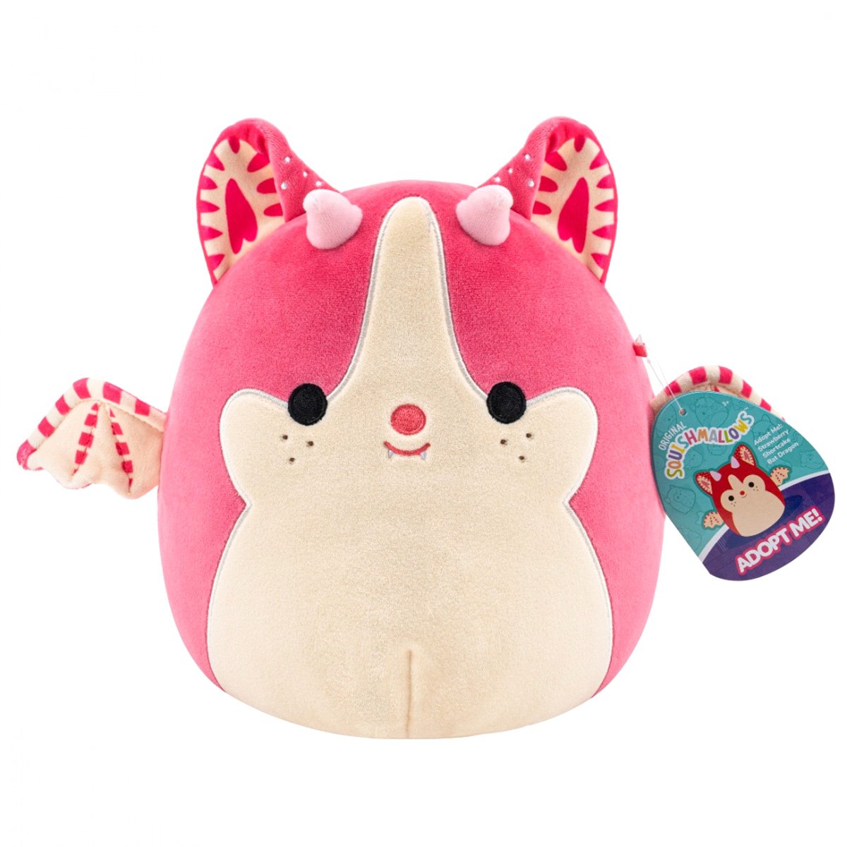 Jucarie de plus Squishmallows, Adopt Me, Bat Dragon, 20 cm