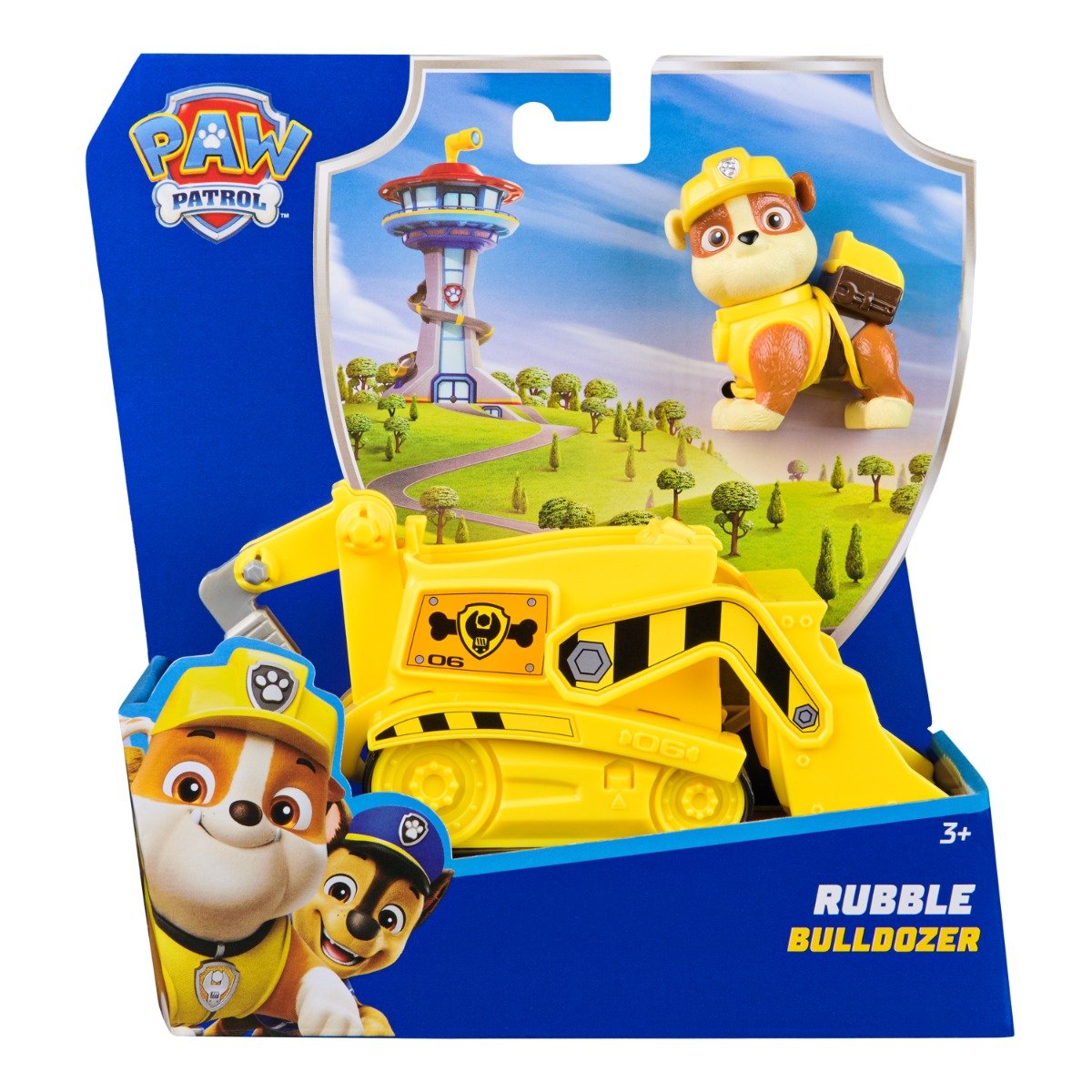 Buldozer cu figurina, Paw Patrol, Rubble, 20148931