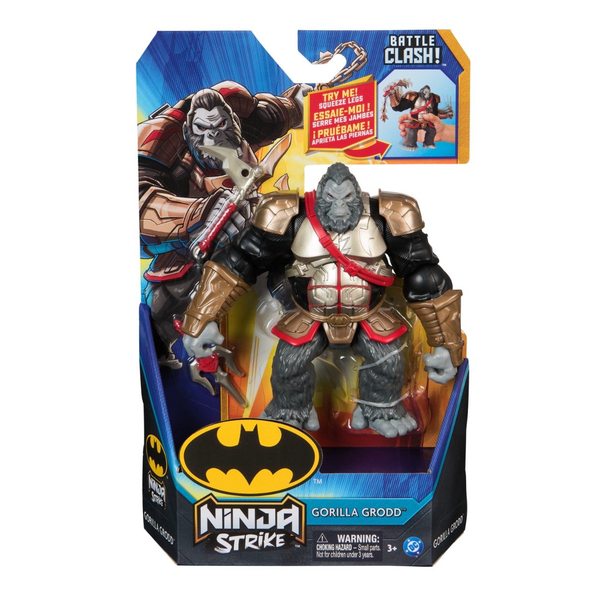 Figurina articulata, DC Comics, Ninja Strike, Battle Clash, Gorilla Grodd, 15 cm, 20151630