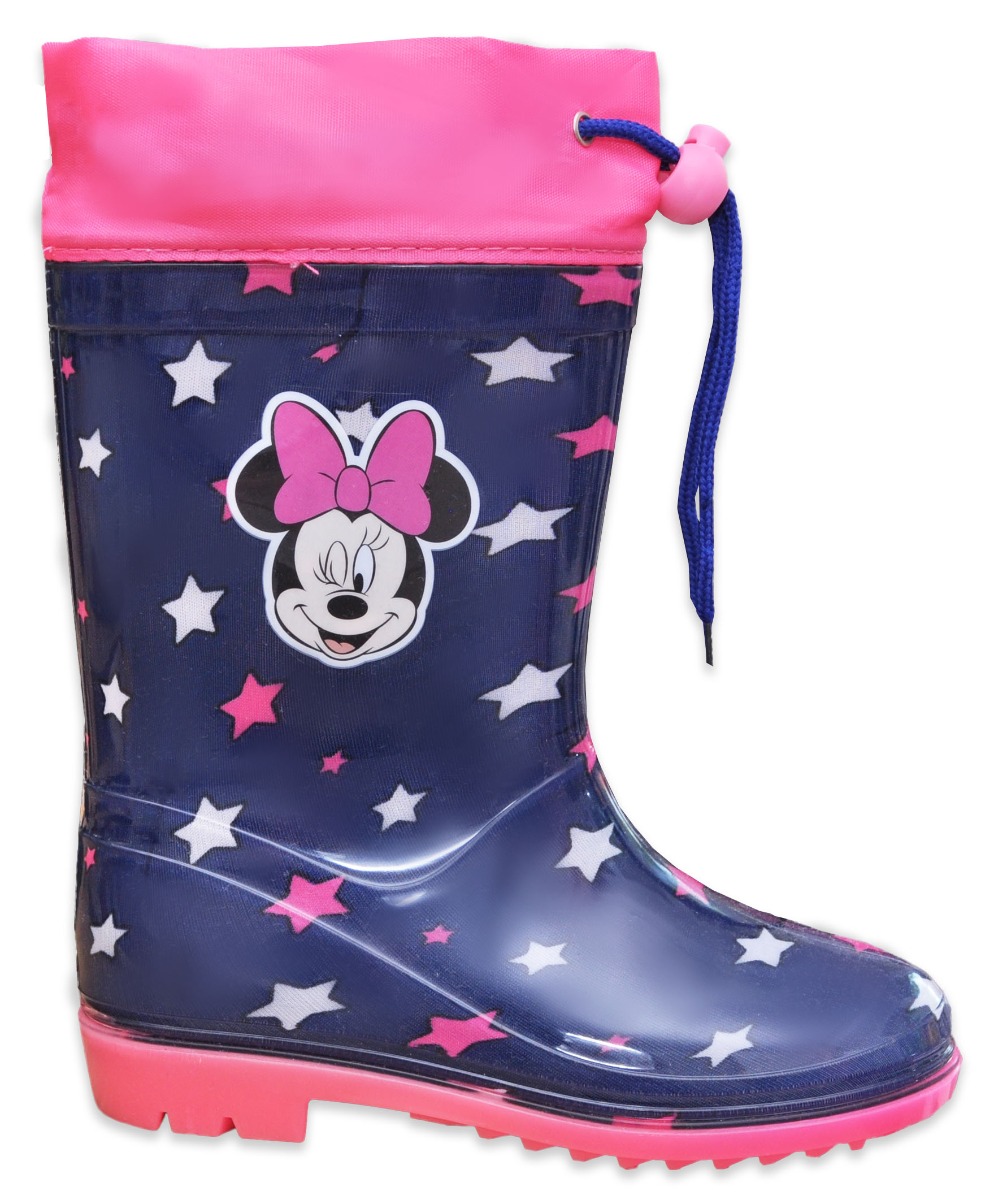 Cizme de ploaie pentru fete cu imprimeu Minnie Mouse, Albastru