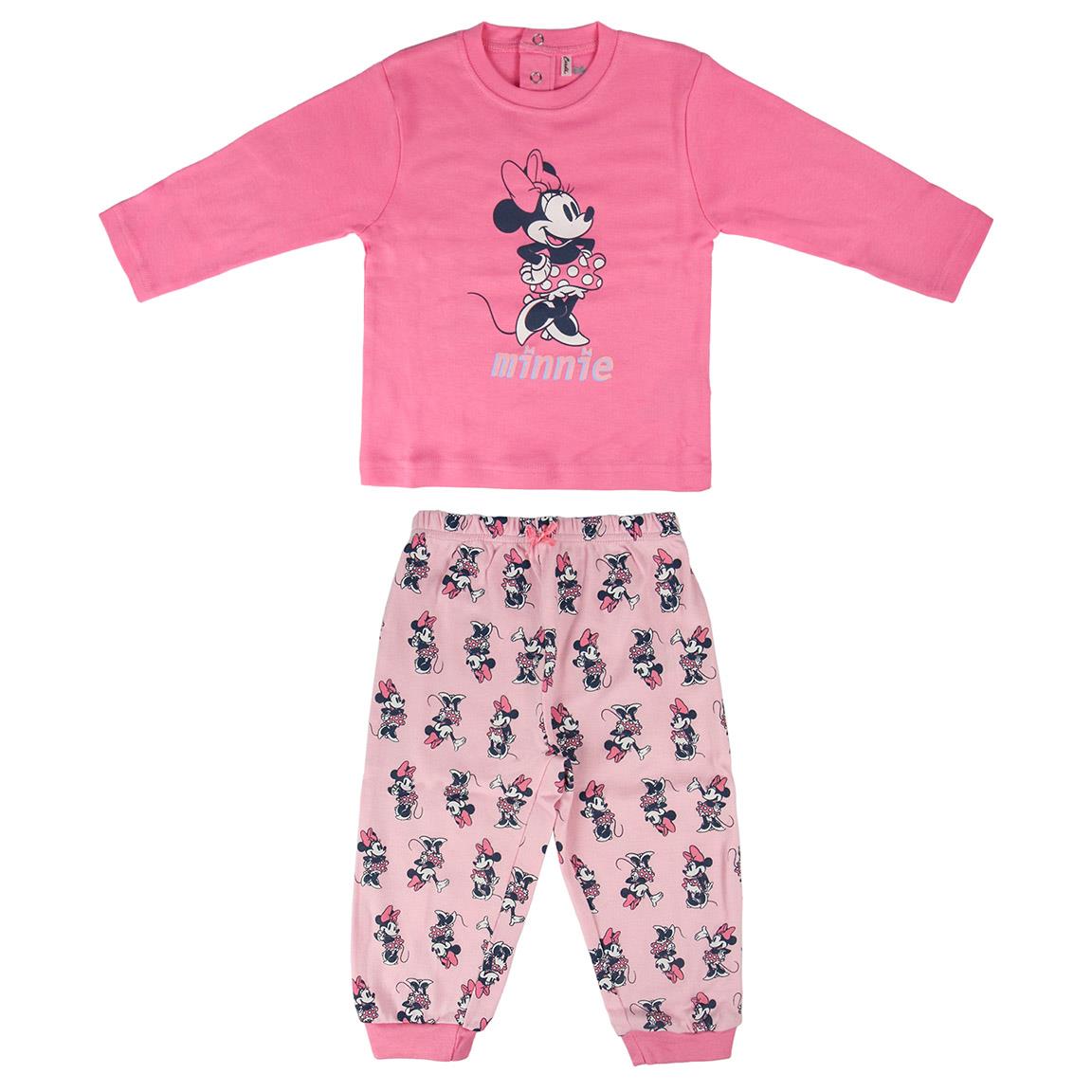 Pijama cu imprimeu Minnie Mouse, Roz imagine