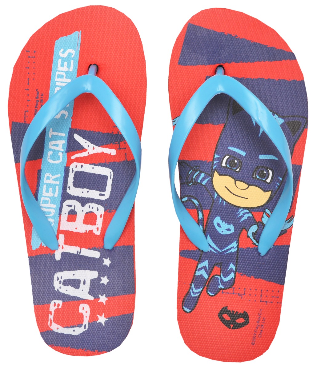 Papuci de plaja cu imprimeu pj masks, blue