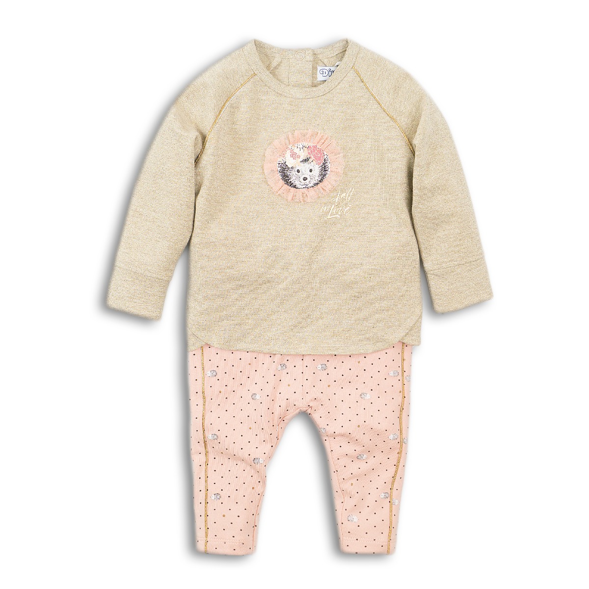 Set bluza si pantaloni Dirkje, Piersica