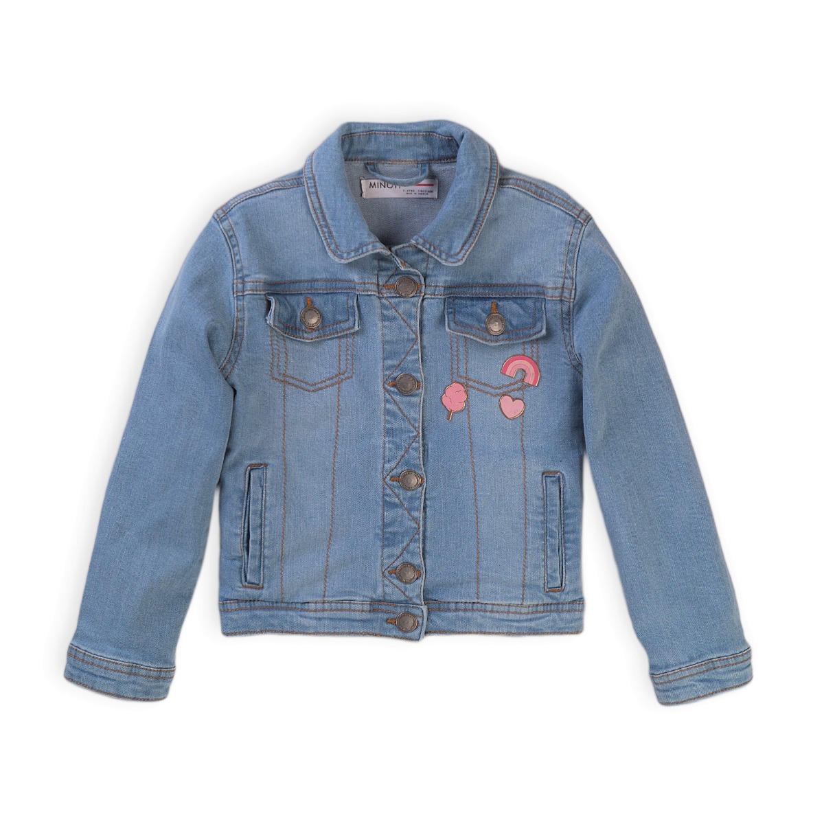 Jacheta denim cu buzunare minoti dot