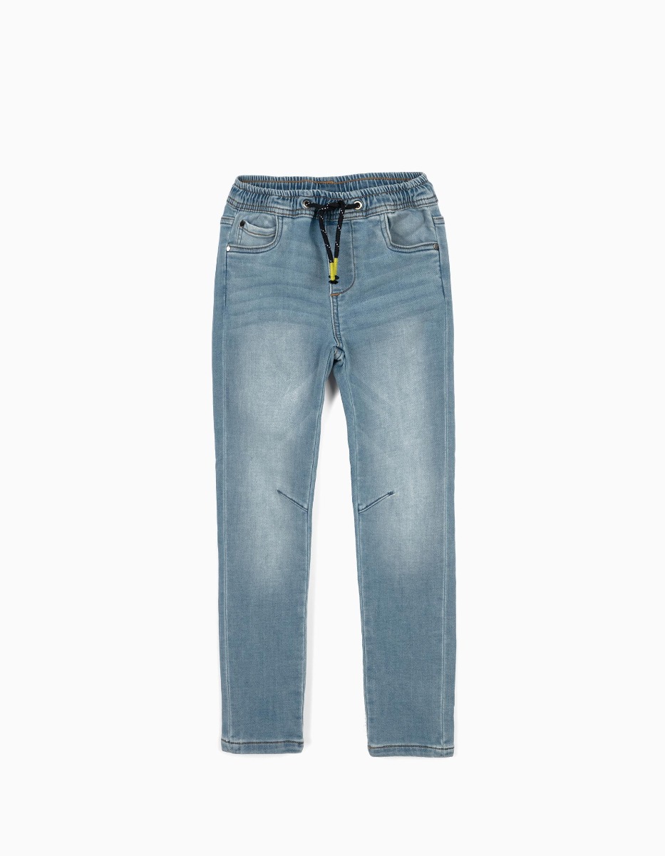 Pantaloni jeans cu snur Zippy noriel.ro imagine noua responsabilitatesociala.ro