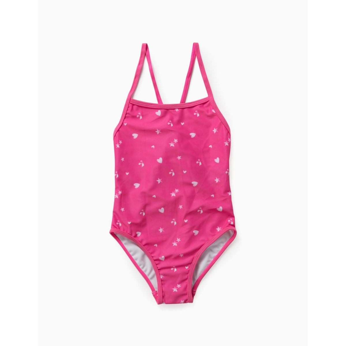 Costum de baie cu bretele reglabile zippy, roz