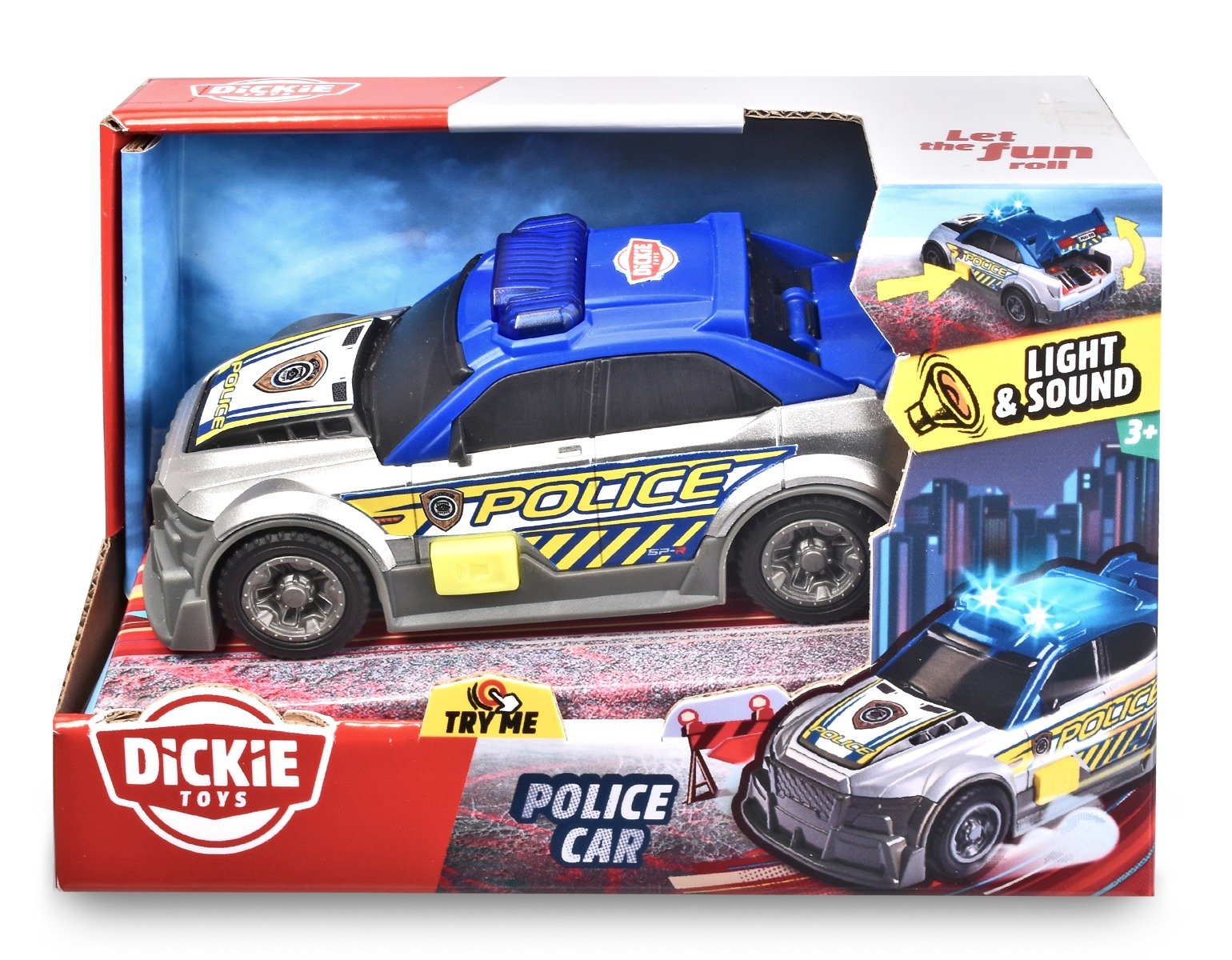 Masina de politie cu sunete si lumini, Dickie Dickie Toys imagine 2022