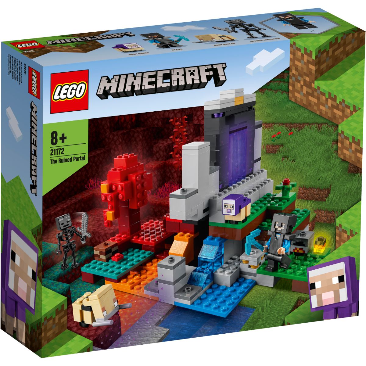 LEGO® Minecraft – Portalul ruinat (21172) LEGO