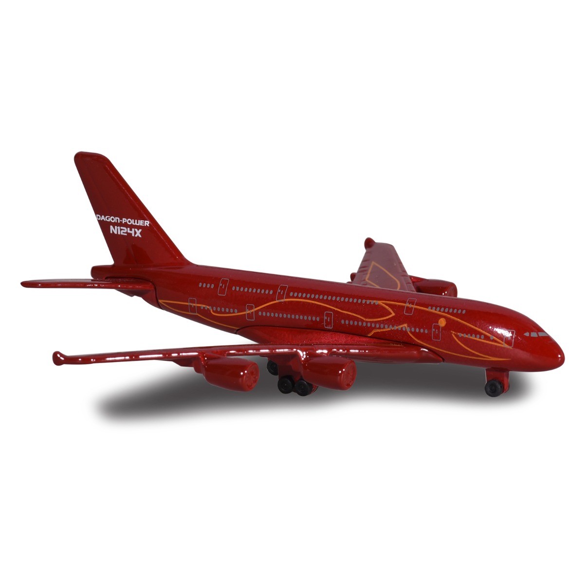 Avion Fantasy Airplane Majorette, Dragon Power, 13 cm