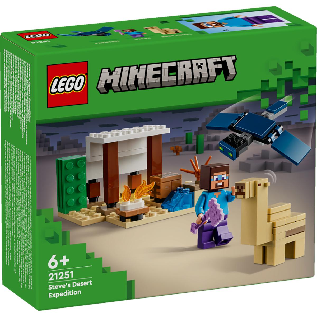 LEGOÂ® Minecraft - Expeditia din desert a lui Steve (21251)