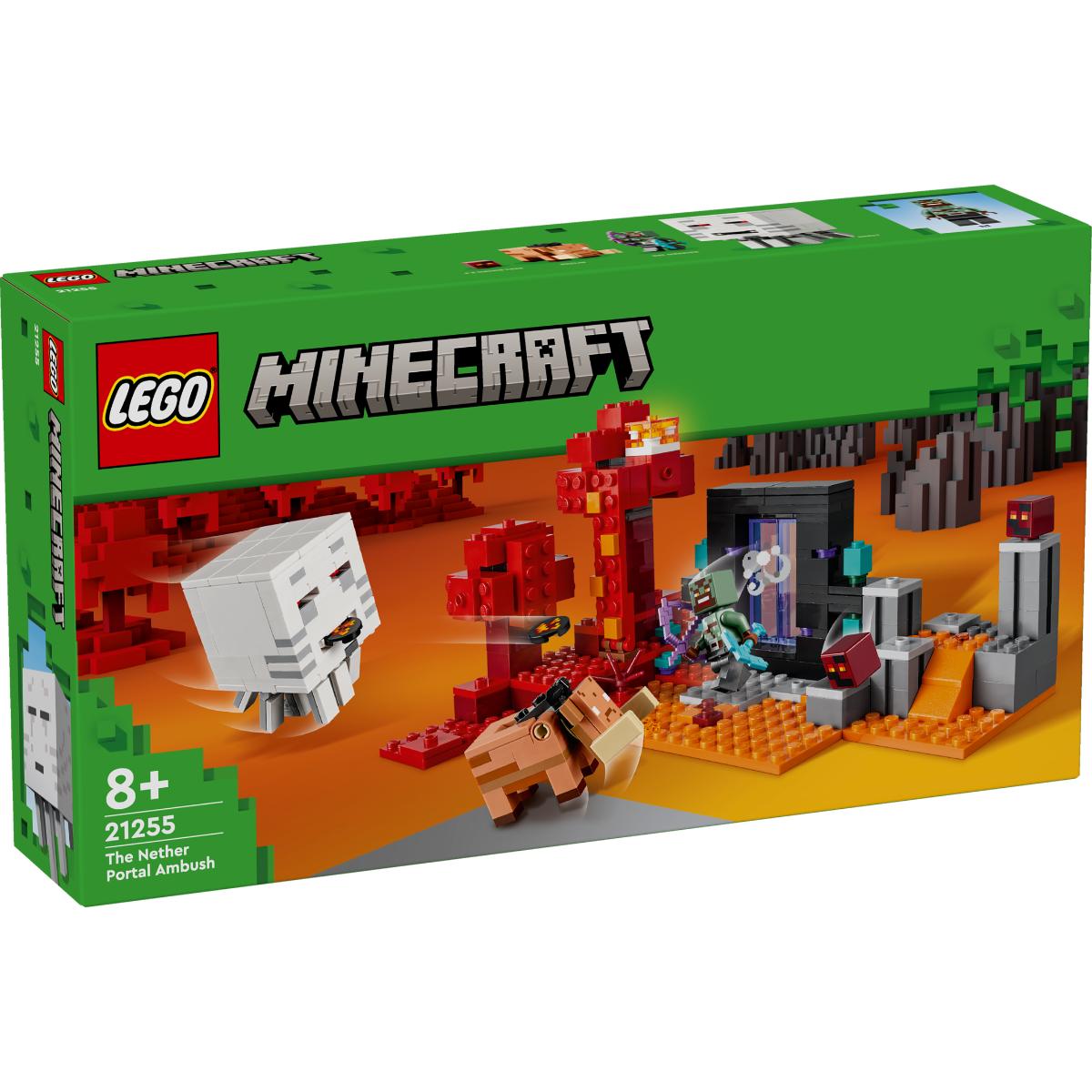 LEGOÂ® Minecraft - Ambuscada in portalul Nether (21255)