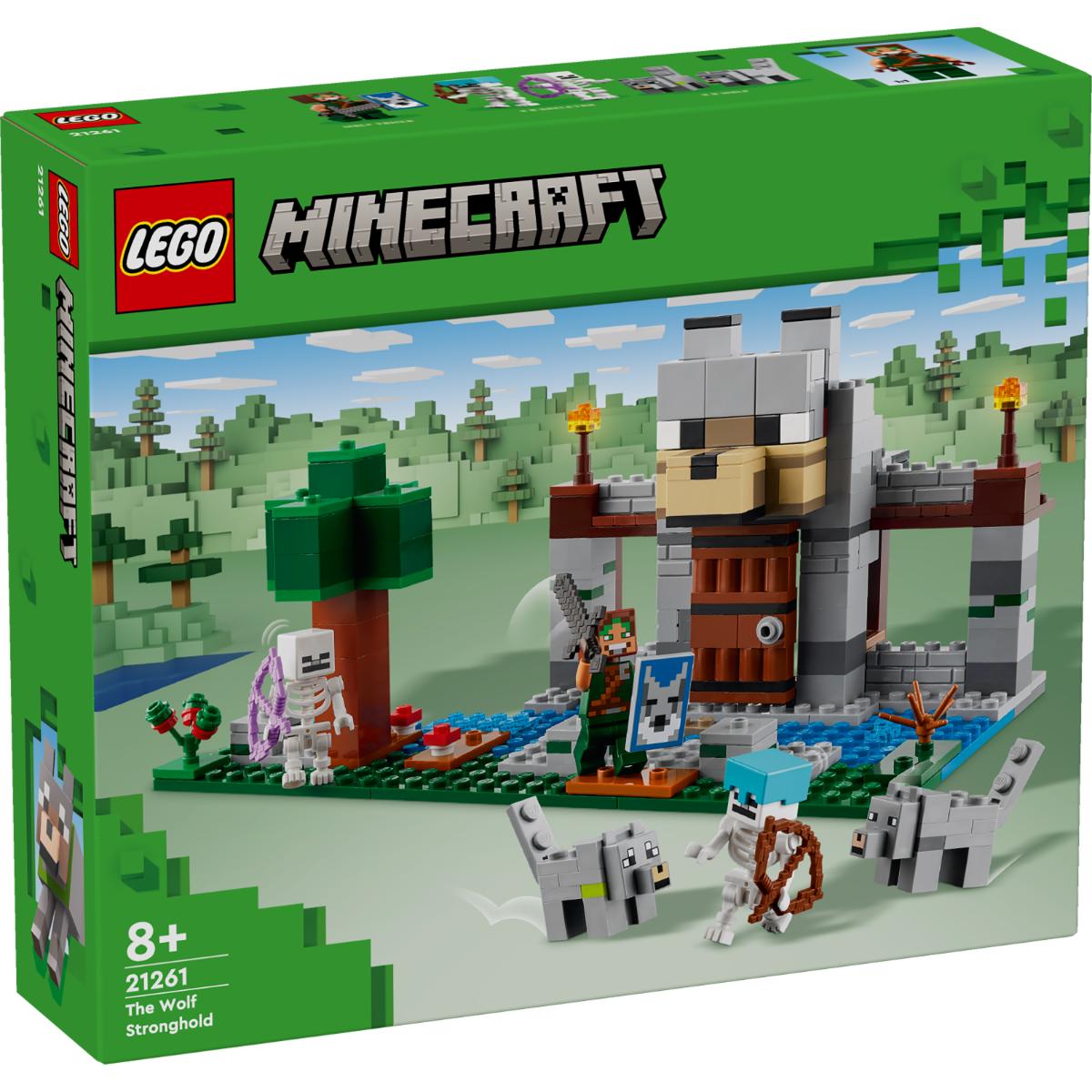 LEGO® Minecraft - Fortareata lupilor (21261)