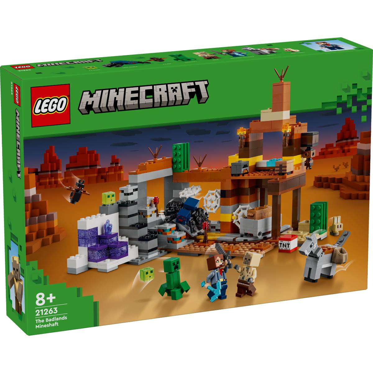 LEGO® Minecraft - Putul din Badlands (21263)