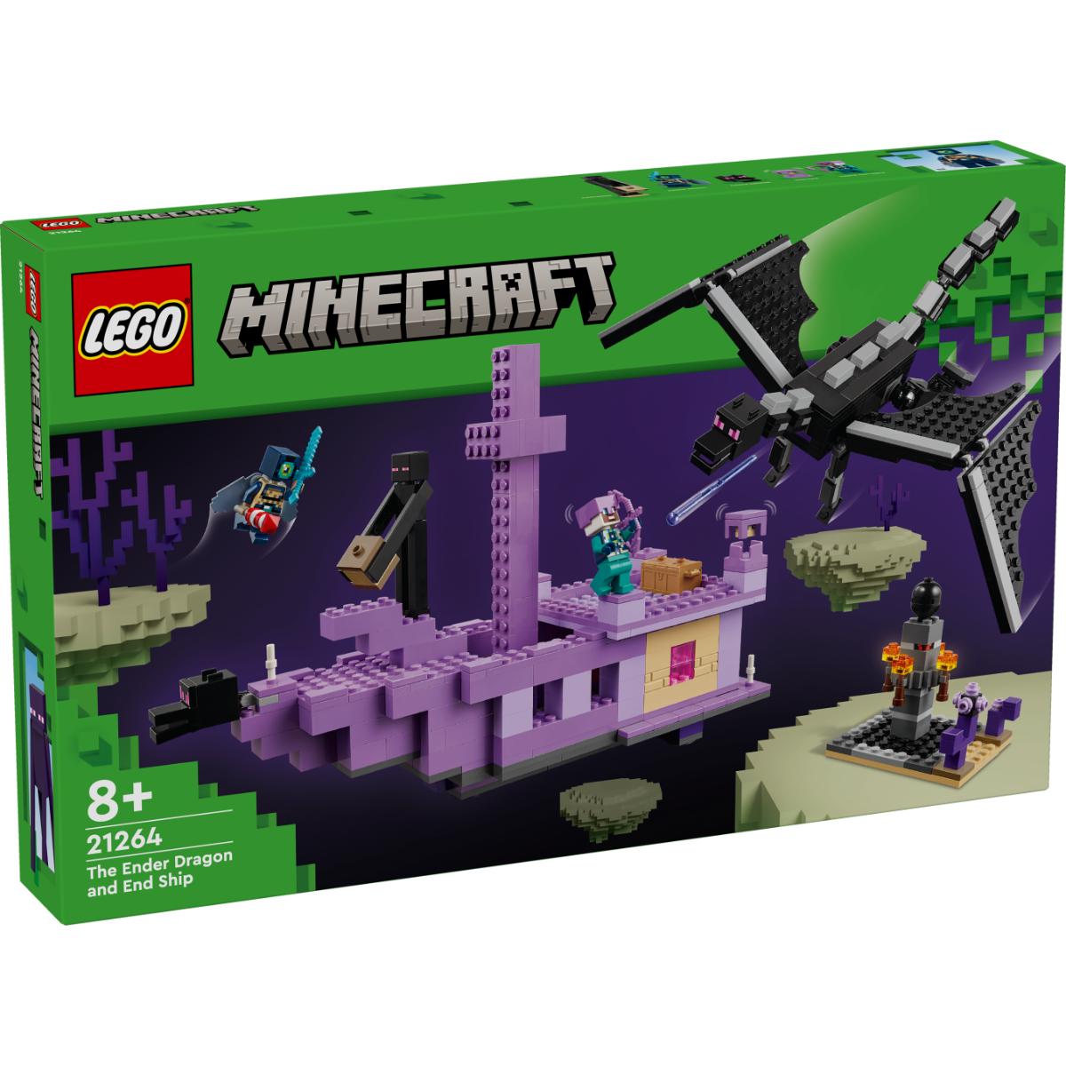 LEGO® Minecraft - Dragon Ender si Corabia din End (21264)