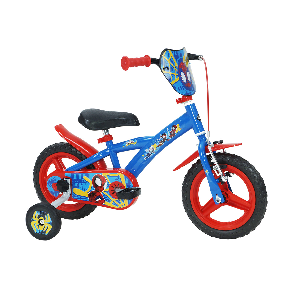 Bicicleta copii, Huffy, Spiderman, 12 inch Bicicleta imagine 2022 protejamcopilaria.ro