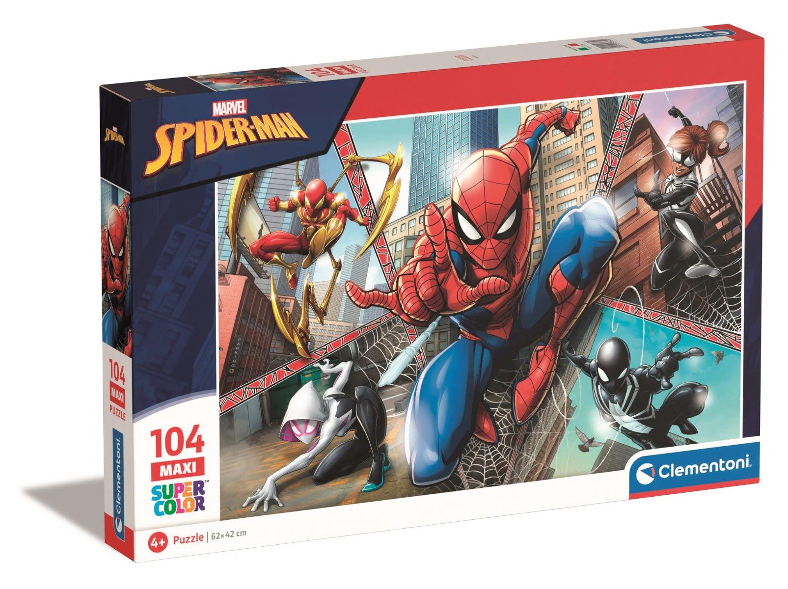 Puzzle Clementoni Maxi, Spiderman, 104 piese 104 imagine 2022 protejamcopilaria.ro