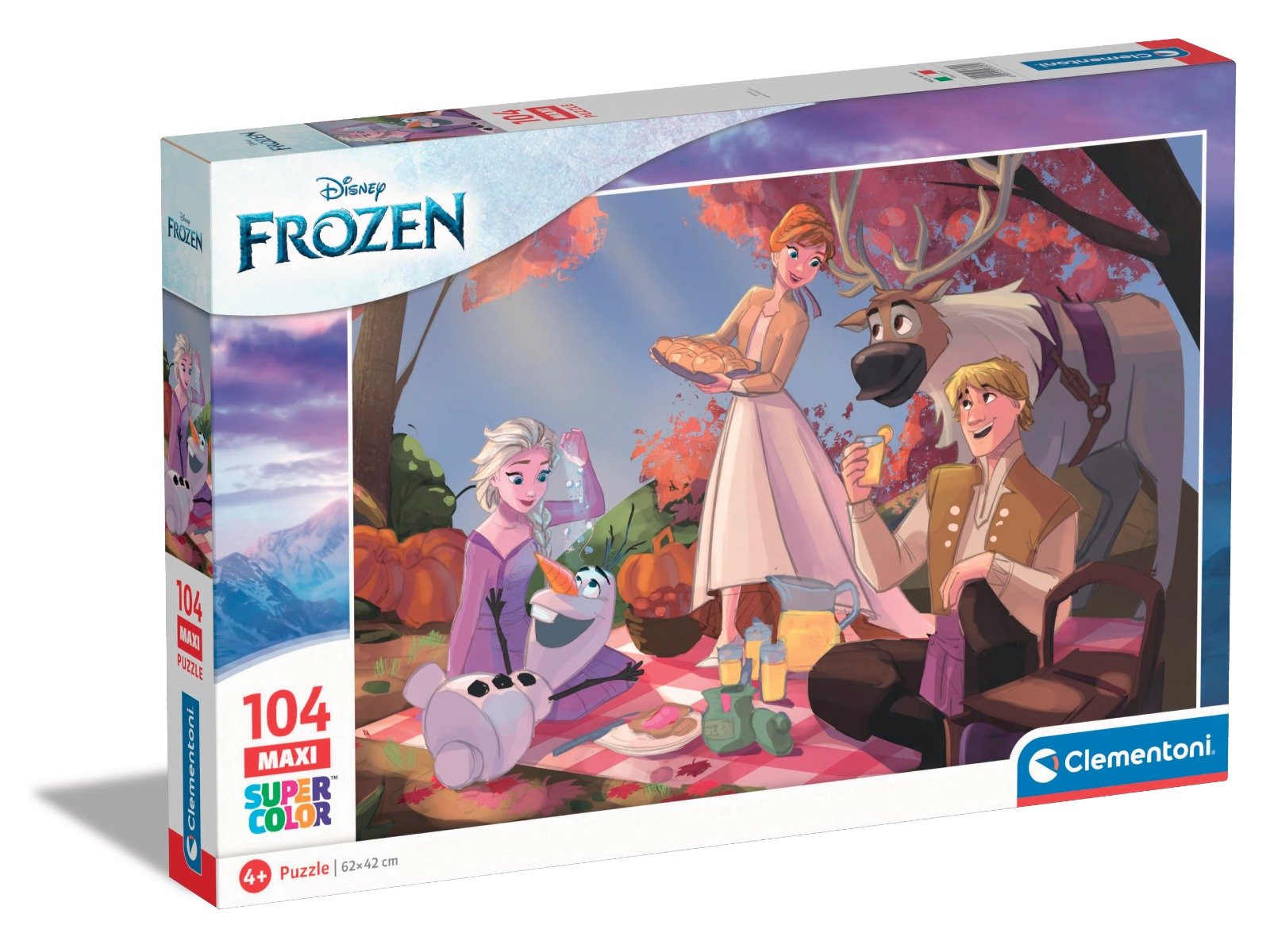 Poze Puzzle Clementoni Maxi, Disney Frozen, 104 piese