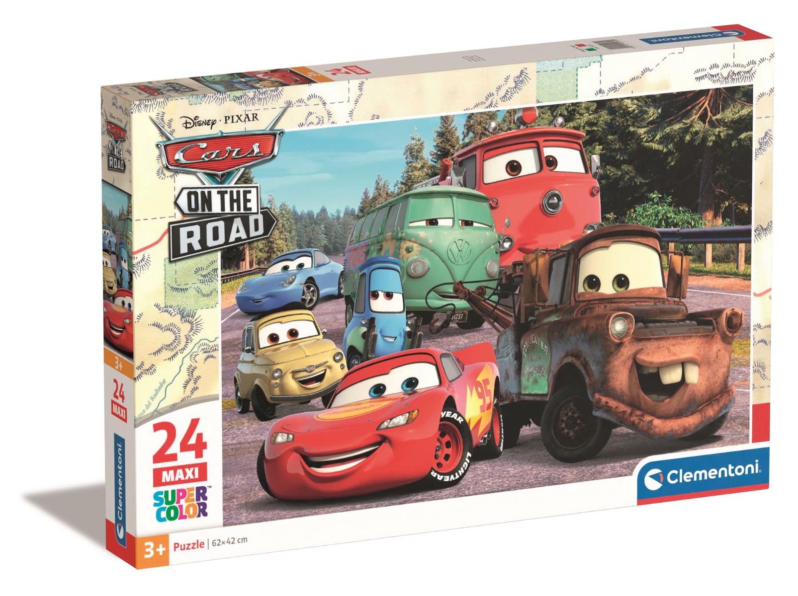 Puzzle Clementoni Maxi, Disney Cars, 24 piese