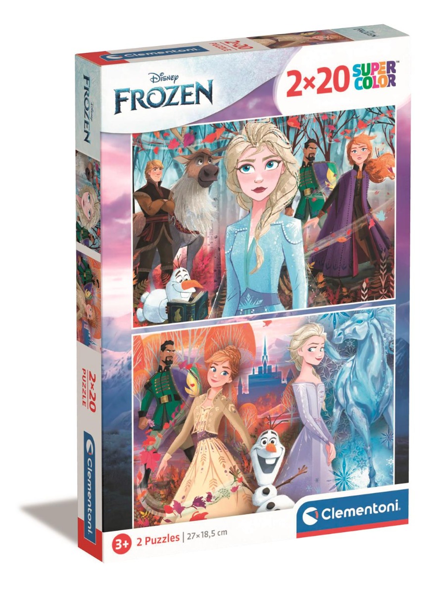 Puzzle Clementoni Disney Frozen, 2 x 20 piese