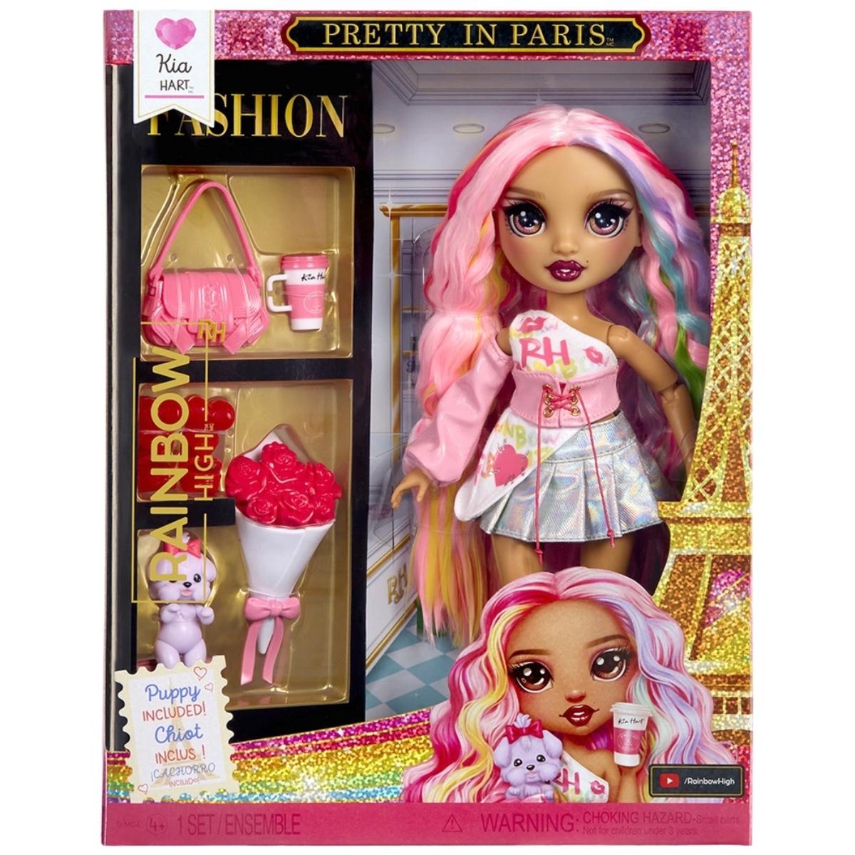 Papusa Rainbow High, Pretty in Paris Fashion, Kia, 248767EUC