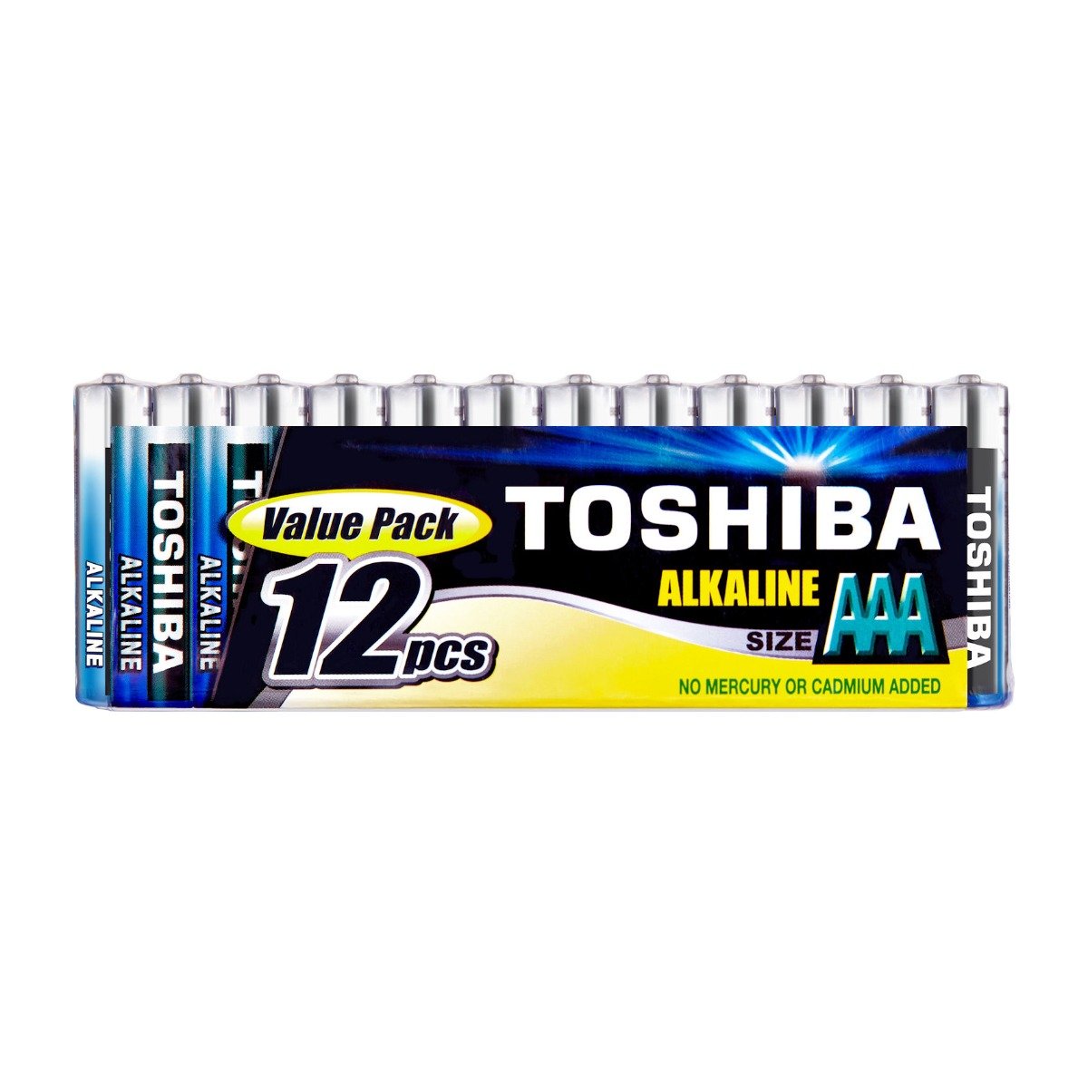 Set 12 baterii alcaline Toshiba R3 AAA AAA imagine noua