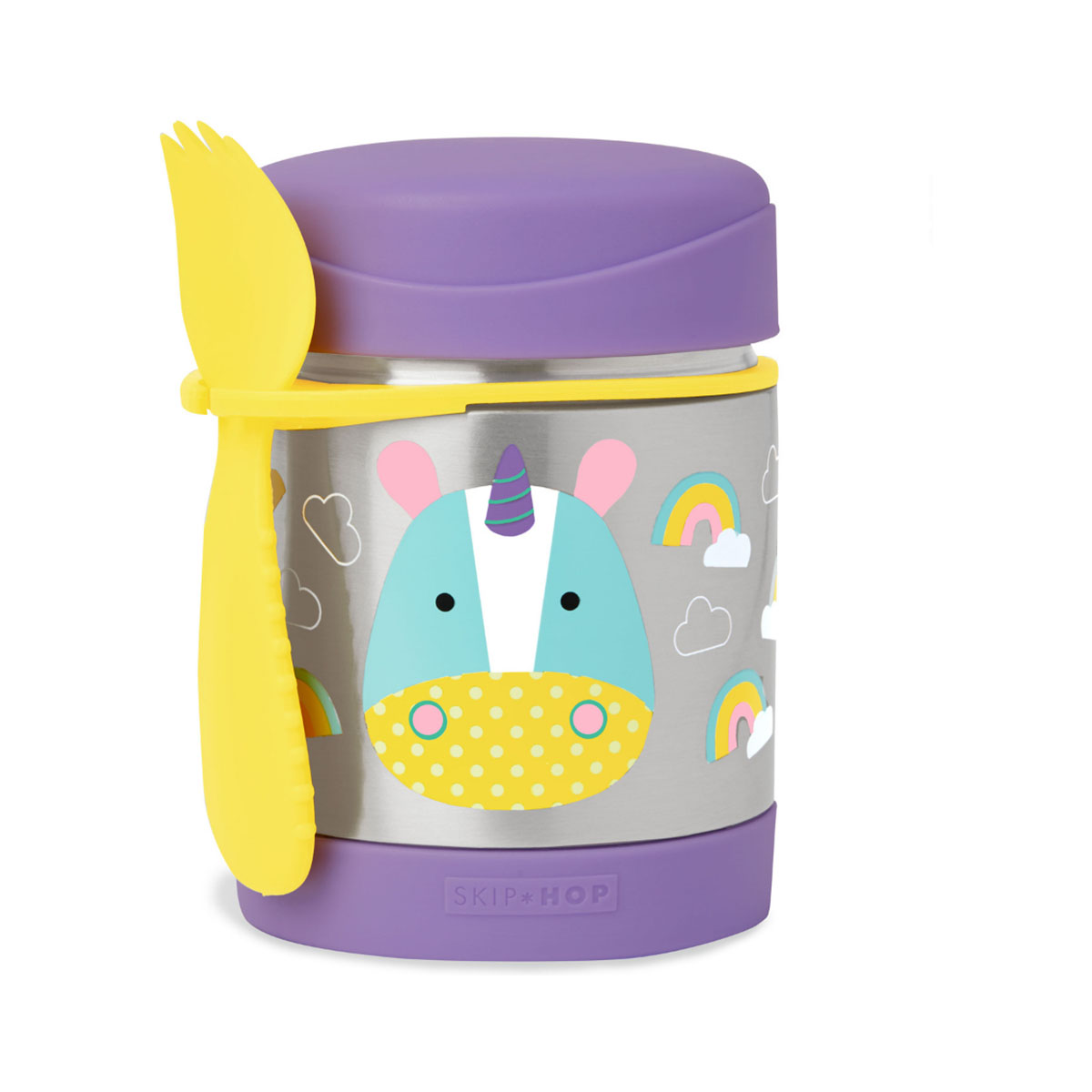 Recipient pentru mancare Zoo Skip Hop, 325 ml, Unicorn