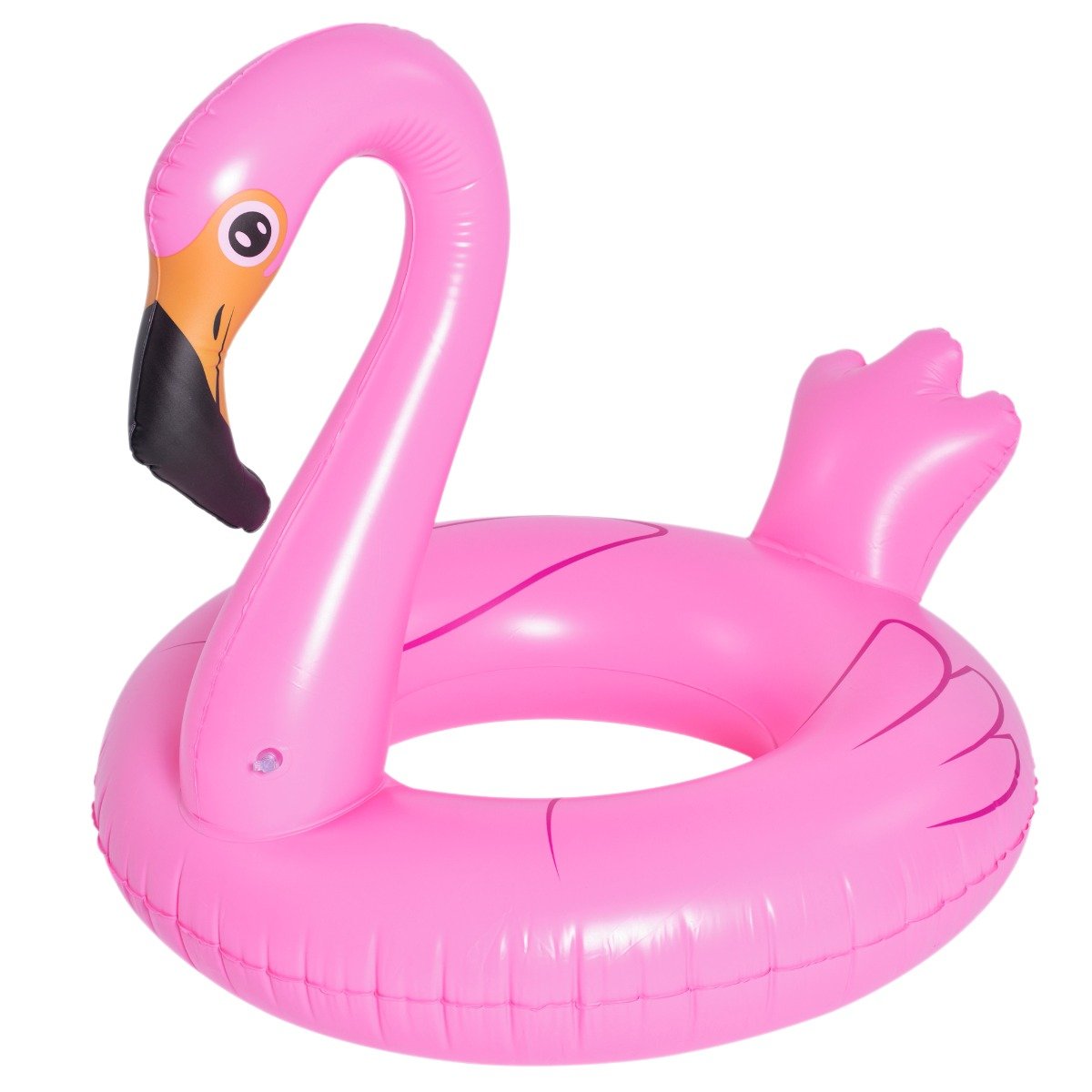 Colac jilong, flamingo, roz, 115 cm
