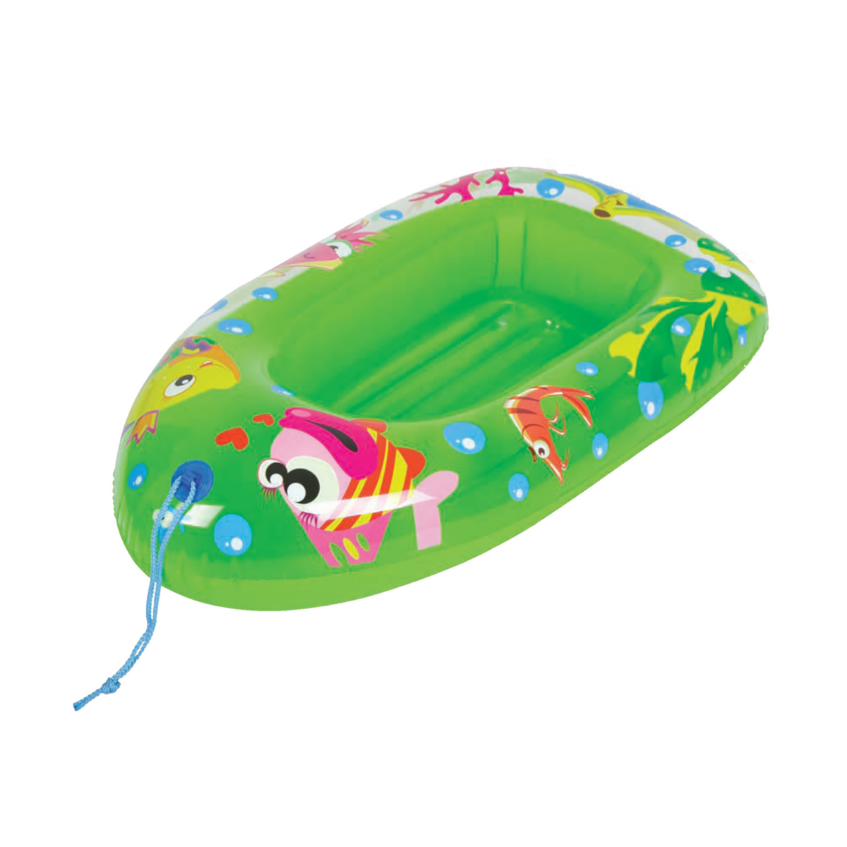 Barca gonflabila pentru copii jilong sea world, verde, 112 cm