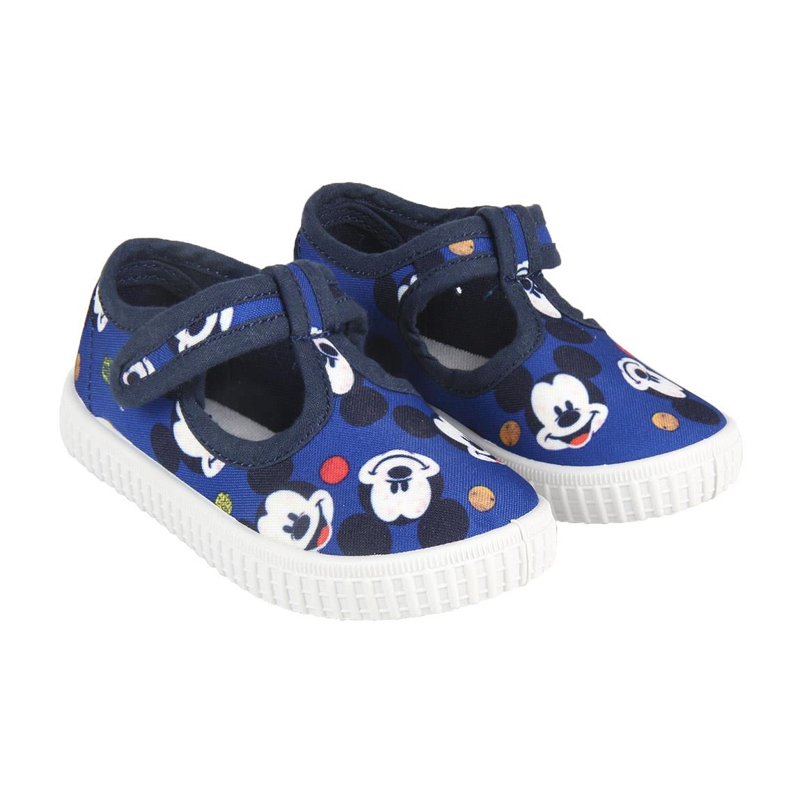 Tenisi cu scai pentru copii Disney Mickey Mouse, Albastru
