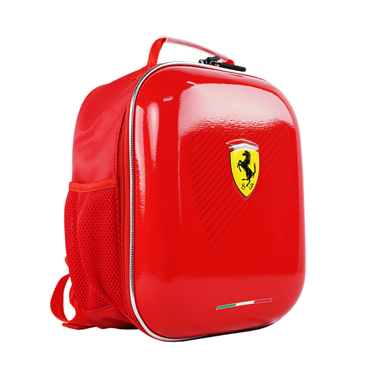 Ghiozdan Ferrari, Mesuca, Design 3D, Rosu 3D imagine noua responsabilitatesociala.ro