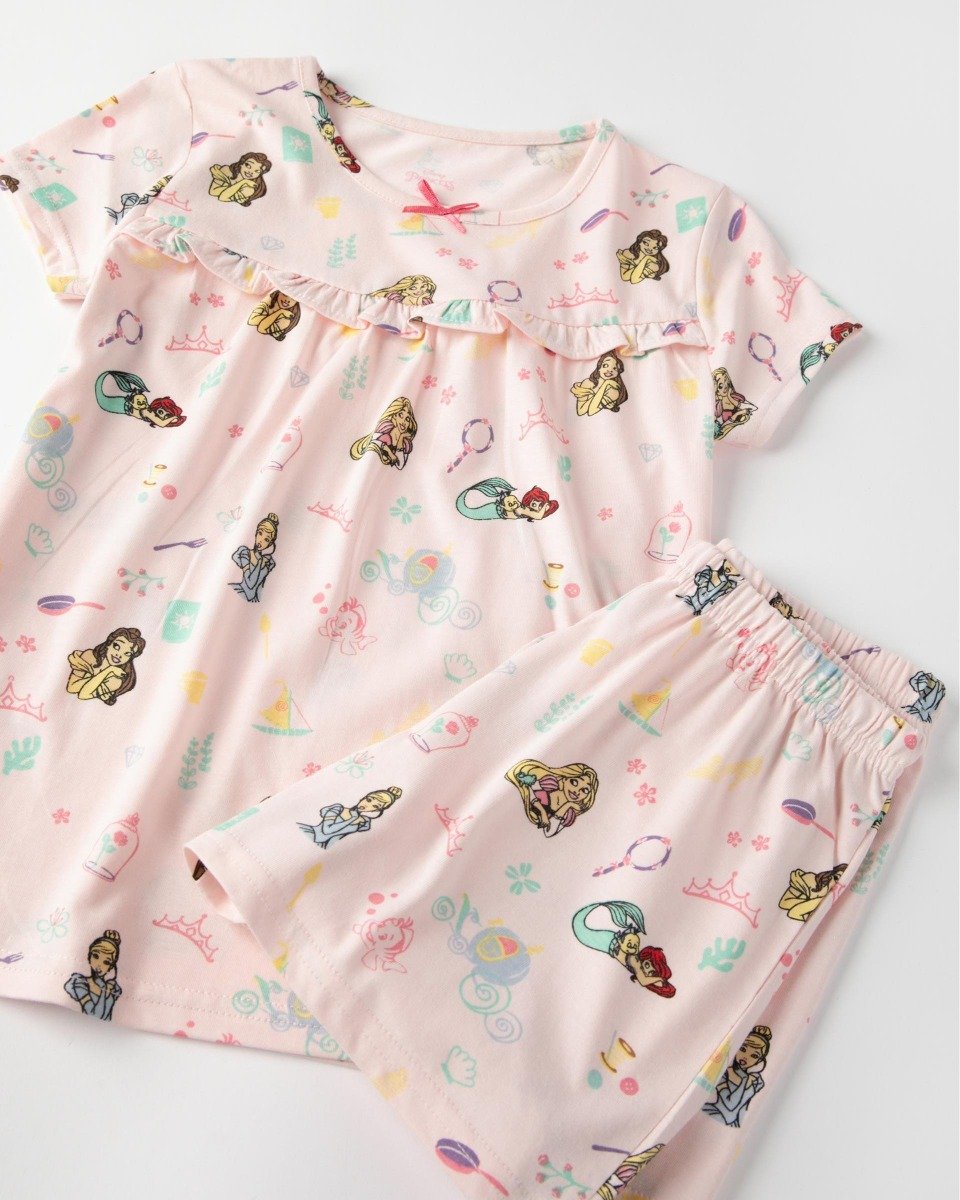 Pijama cu maneca scurta, Zippy, Disney Pincess noriel.ro