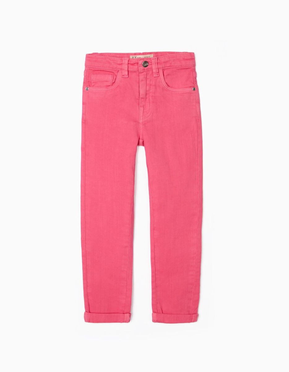 Pantaloni lungi, skinny, Zippy 5 pockets, roz lungi