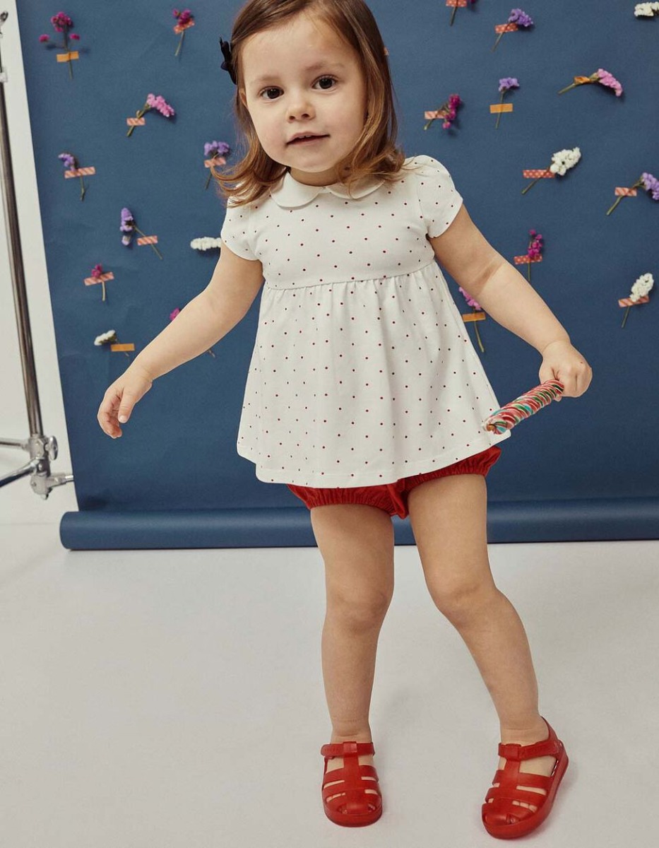 Bluza Lunga In Spate 16 Bluza cu maneca scurta si buline, Zippy